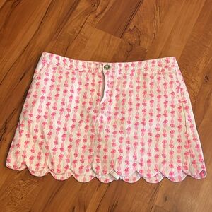 Lilly Pulitzer Colette Pink Topaz Pineapple Skort